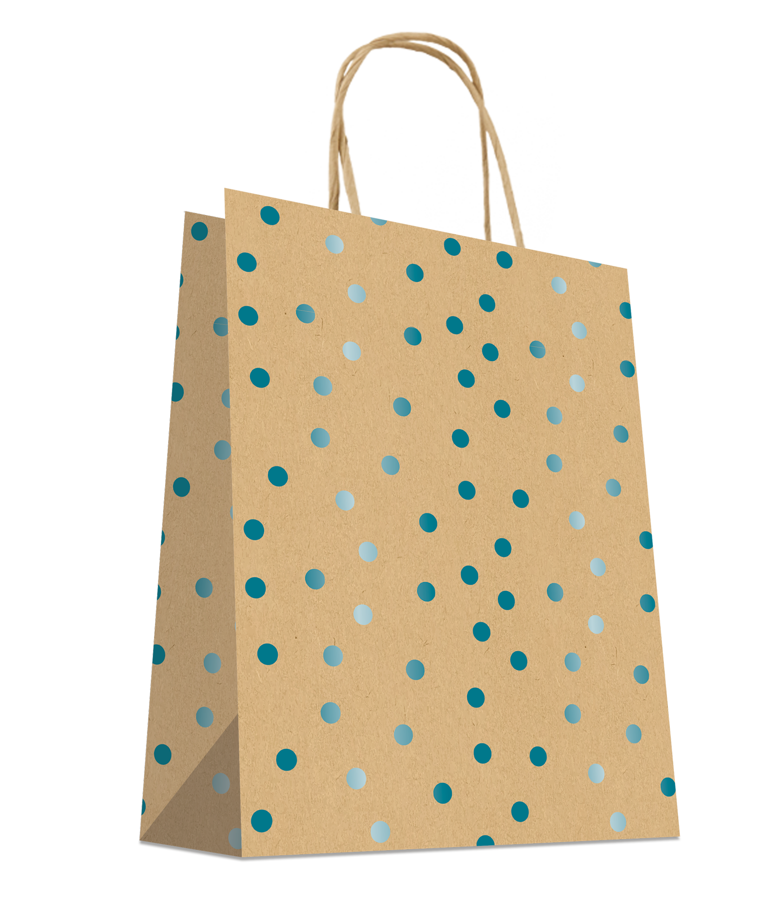 Sac en papier à pois