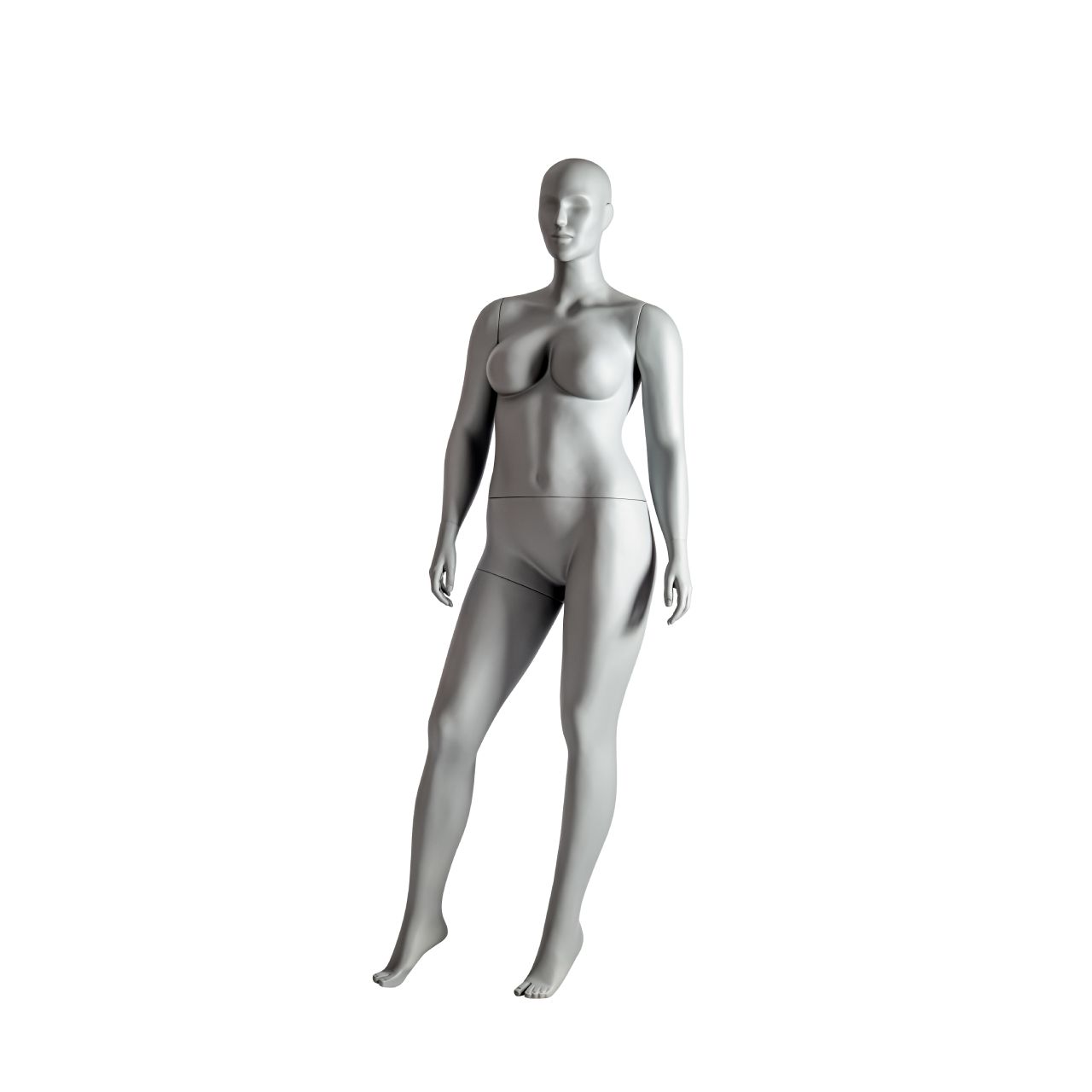 Mannequin femme moderne avec main sur la hanche